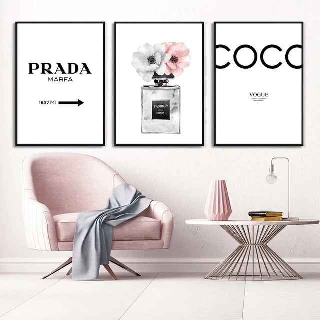 Luxury Fashion Coco Wall Art