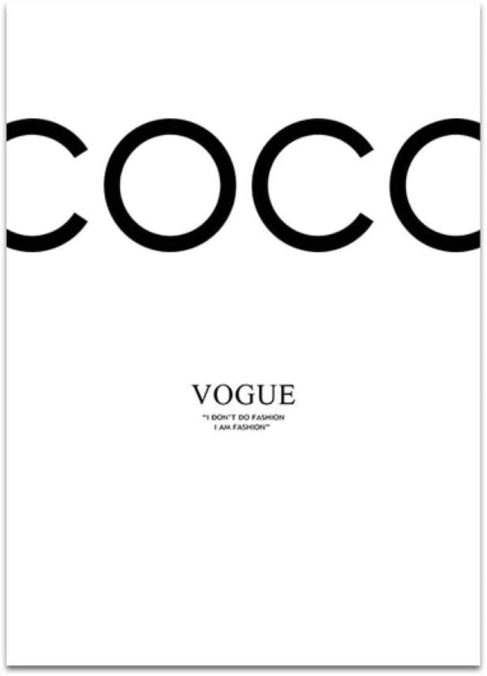 Luxury Fashion Coco Wall Art